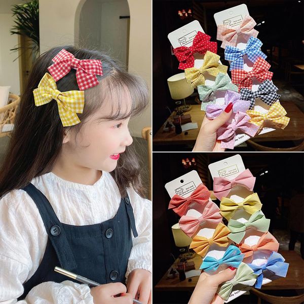 hair accessories 5pcs/set cute plaid dots solid color bow hairpins for kids children sweet girls headband clip barrettes, Slivery;white
hair accessories 5pcs/set cute plaid dots solid color bow hairpins for kids children sweet girls headband clip barrettes, Slivery;white