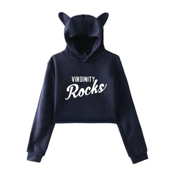women's hoodies & sweatshirts 2021 virginity rocks cat ear women long sleeve hooded casual girls streetwear clothes, Black
women's hoodies & sweatshirts 2021 virginity rocks cat ear women long sleeve hooded casual girls streetwear clothes, Black