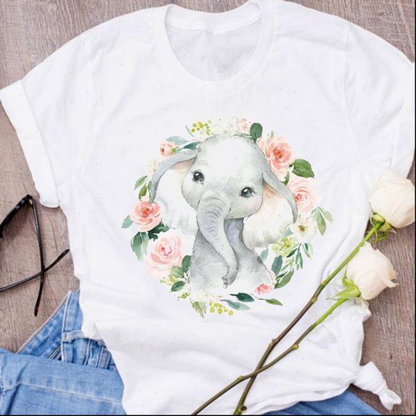 women graphic floral flower elephant animal cute print clothing 90s clothes lady tees female t shirt womens t shirt, White
women graphic floral flower elephant animal cute print clothing 90s clothes lady tees female t shirt womens t shirt, White