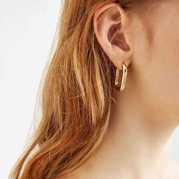hoop & huggie trendy thick earrings gold color statement copper circle round chain for women minimalist jewelry korea 2021, Golden;silver
hoop & huggie trendy thick earrings gold color statement copper circle round chain for women minimalist jewelry korea 2021, Golden;silver