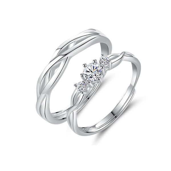 european and american fashion high-end tonglin s925 sterling silver couples ring original design simple interwoven love student couple rings
european and american fashion high-end tonglin s925 sterling silver couples ring original design simple interwoven love student couple rings