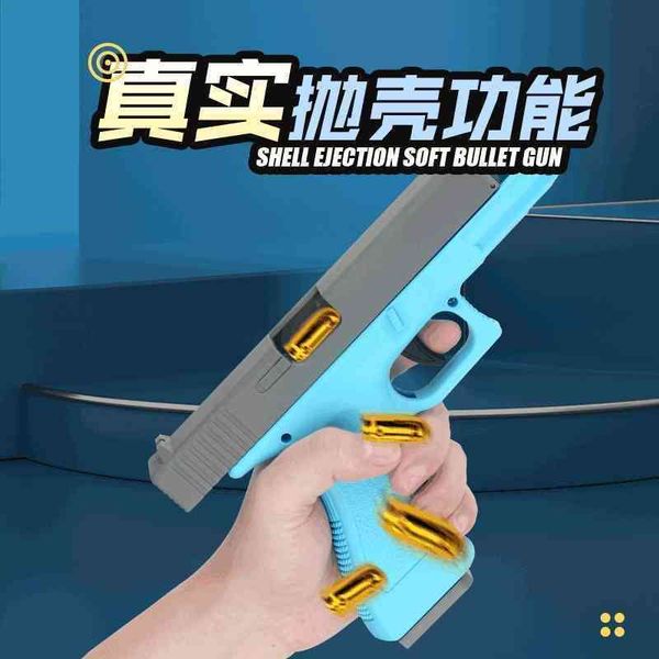 boy throwing shell glock science education model can not launch simulation pistol, manual loading and unloading children's toy gun
boy throwing shell glock science education model can not launch simulation pistol, manual loading and unloading children's toy gun