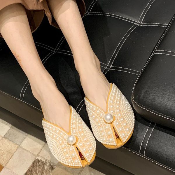 luxury pearl flat heel half slippers woman 2021 fashion string bead summer mules shoes women outdoor sandals femaledress shoes, Black
luxury pearl flat heel half slippers woman 2021 fashion string bead summer mules shoes women outdoor sandals femaledress shoes, Black
