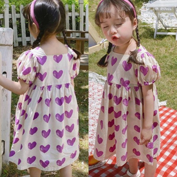fashion 2 6 years children girl dresses girls summer puff sleeve square collar kids sweet heart print beige clothes, Red;yellow
fashion 2 6 years children girl dresses girls summer puff sleeve square collar kids sweet heart print beige clothes, Red;yellow