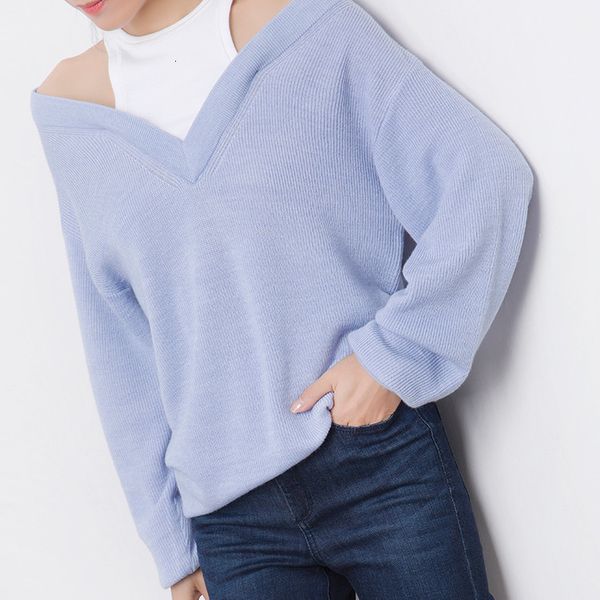 2021 new clearance price women off shoulder knitted sweater fake two pieces patchwork female knitwear pullover sn31, White;black
2021 new clearance price women off shoulder knitted sweater fake two pieces patchwork female knitwear pullover sn31, White;black