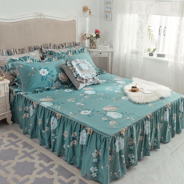 bed skirt 3pcs luxury lace ding set spread linen pillowcases green flowers bed skirt sets cotton fashion home textile ja17
bed skirt 3pcs luxury lace ding set spread linen pillowcases green flowers bed skirt sets cotton fashion home textile ja17