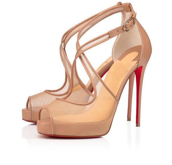 summer season eveningwear sandals * peep-toe women stiletto heel red bottom pumps nude black mesh arty dress high heels eu35-43
summer season eveningwear sandals * peep-toe women stiletto heel red bottom pumps nude black mesh arty dress high heels eu35-43