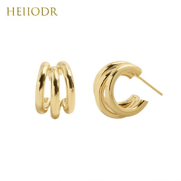 hoop & huggie hellodr trendy gold copper earrings for women circle chain multi layer statement brincos jewelry 2021, Golden;silver
hoop & huggie hellodr trendy gold copper earrings for women circle chain multi layer statement brincos jewelry 2021, Golden;silver