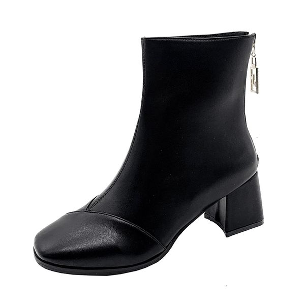 boots women's boots with artificial leather, short-barrel thick bottom and round-tip, black white, platform shoes for women, jzkf
boots women's boots with artificial leather, short-barrel thick bottom and round-tip, black white, platform shoes for women, jzkf