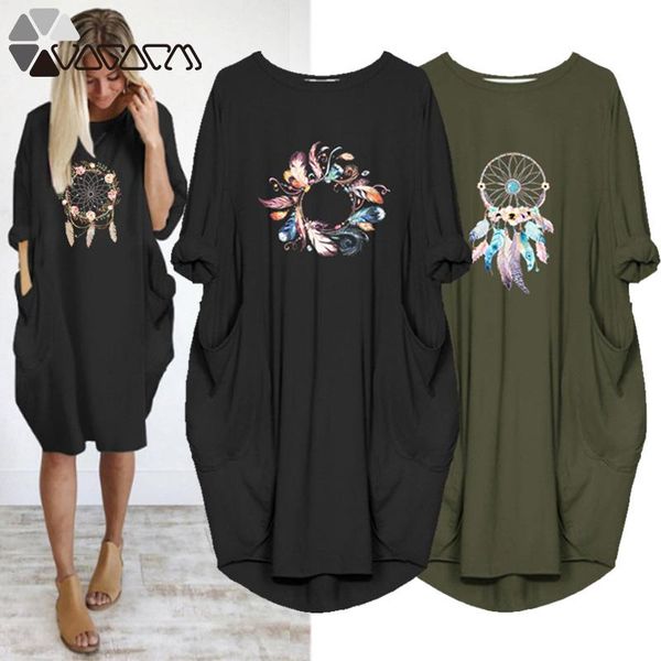 casual dresses plus size 5xl ladies midi dress feather print long sleeve round neck loose vintage party club streetwear vestidos robes femme, Black;gray
casual dresses plus size 5xl ladies midi dress feather print long sleeve round neck loose vintage party club streetwear vestidos robes femme, Black;gray