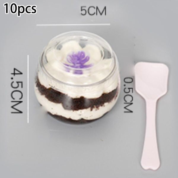 storage bottles & jars 10pcs cake cup transparent mousse with spoon cream plastic cups
storage bottles & jars 10pcs cake cup transparent mousse with spoon cream plastic cups