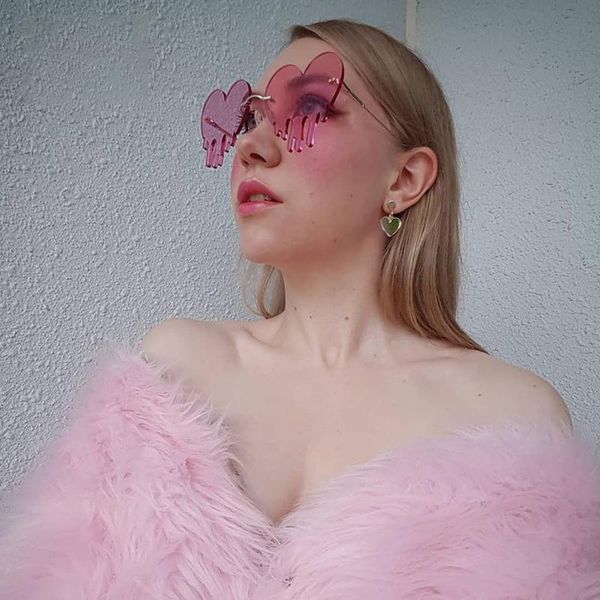 sunglasses rimless women fashion style heart tears glasses tinted color lenses eyewear funny crying sunglass lunettes de soleil, White;black
sunglasses rimless women fashion style heart tears glasses tinted color lenses eyewear funny crying sunglass lunettes de soleil, White;black