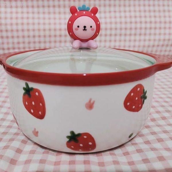bowls 800ml girl student dormitory meal noodle with lid ceramic phone holder household cute fruit strawberry peach tableware
bowls 800ml girl student dormitory meal noodle with lid ceramic phone holder household cute fruit strawberry peach tableware