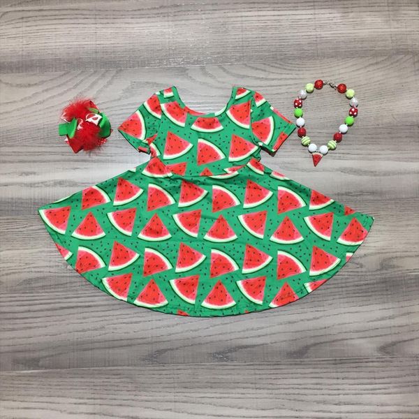 twirl summer girls kidswear girl dresses cotton watermelon children boutique clothing milk silk match accessories, Red;yellow
twirl summer girls kidswear girl dresses cotton watermelon children boutique clothing milk silk match accessories, Red;yellow