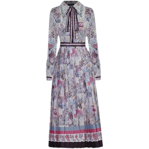 hollow-out embroidery tie-neck lapel long sleeve waist trimming printing pleated puffy mid-length dress 2021 early autumn new, Black;gray
hollow-out embroidery tie-neck lapel long sleeve waist trimming printing pleated puffy mid-length dress 2021 early autumn new, Black;gray