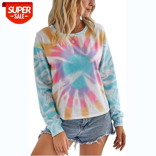 2020 Autumn Tie-dye Print Sweatshirt T-shirts Casual O Neck Long Sleeve Street Gradients Long Sleeves Loose Cotton Pullover Tops #t96i, White
2020 Autumn Tie-dye Print Sweatshirt T-shirts Casual O Neck Long Sleeve Street Gradients Long Sleeves Loose Cotton Pullover Tops #t96i, White