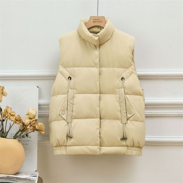 vests 2021 vt women look thin and thickened korean loose short down et waistcoat versatile coat sleevels, Black;white
vests 2021 vt women look thin and thickened korean loose short down et waistcoat versatile coat sleevels, Black;white