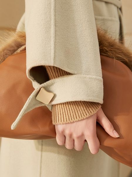 women's wool & blends jaqueta de inverno feminina, minimalista temperamento cor sólida com cinto lapela, casaco lã frente e verso, 7bpe, Black
women's wool & blends jaqueta de inverno feminina, minimalista temperamento cor sólida com cinto lapela, casaco lã frente e verso, 7bpe, Black