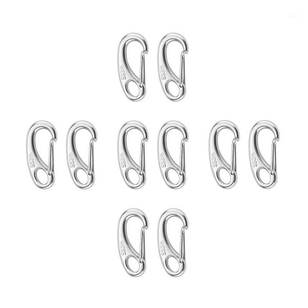 pcs 316 stainless steel egg shape spring snap multifunctional hiking camping belt carabiner quick release hook cords, slings and webbing1
pcs 316 stainless steel egg shape spring snap multifunctional hiking camping belt carabiner quick release hook cords, slings and webbing1