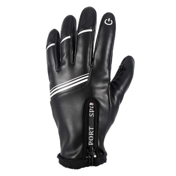 cycling gloves men women winter warm thermal fleece bike touch screen pu waterproof windproof bicycle full finger mittens, Black
cycling gloves men women winter warm thermal fleece bike touch screen pu waterproof windproof bicycle full finger mittens, Black