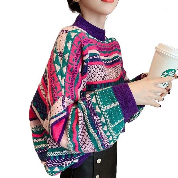women's sweaters women's rainbow casual sweater cute loose autumn knit japanese sweets jumper round neck pullover femme, White;black
women's sweaters women's rainbow casual sweater cute loose autumn knit japanese sweets jumper round neck pullover femme, White;black