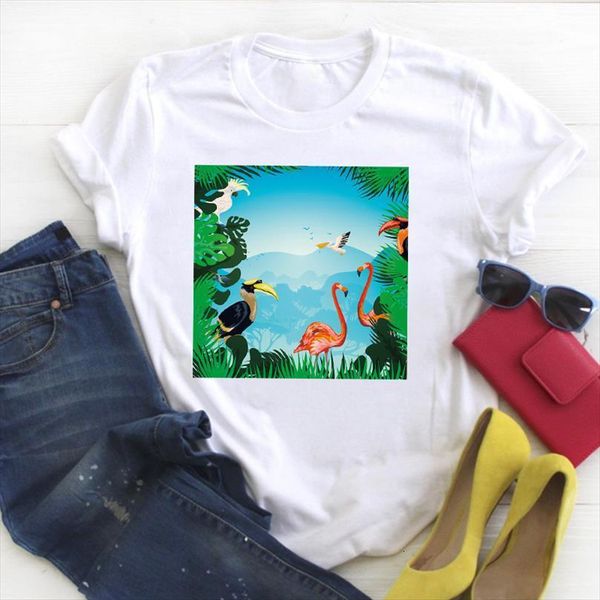 men flamingo bird painting fashion mens beach print ladies summer tee female clothes graphic, White;black
men flamingo bird painting fashion mens beach print ladies summer tee female clothes graphic, White;black