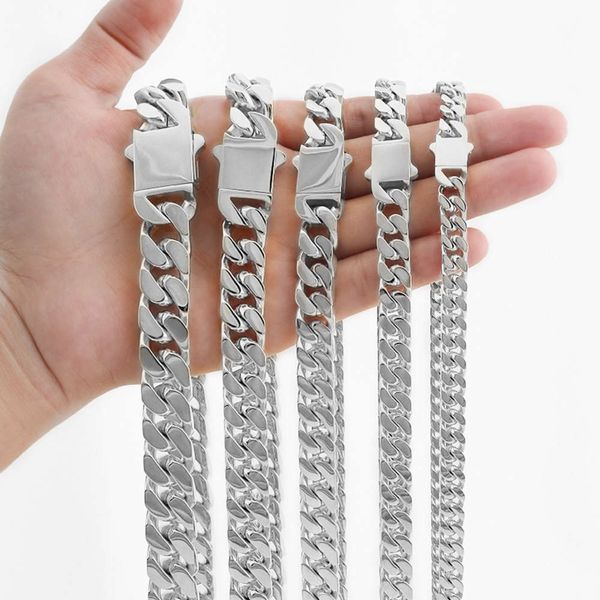 necklace trendy titanium steel men's with four sides polished cuban hip hop decorated stainless, Black
necklace trendy titanium steel men's with four sides polished cuban hip hop decorated stainless, Black