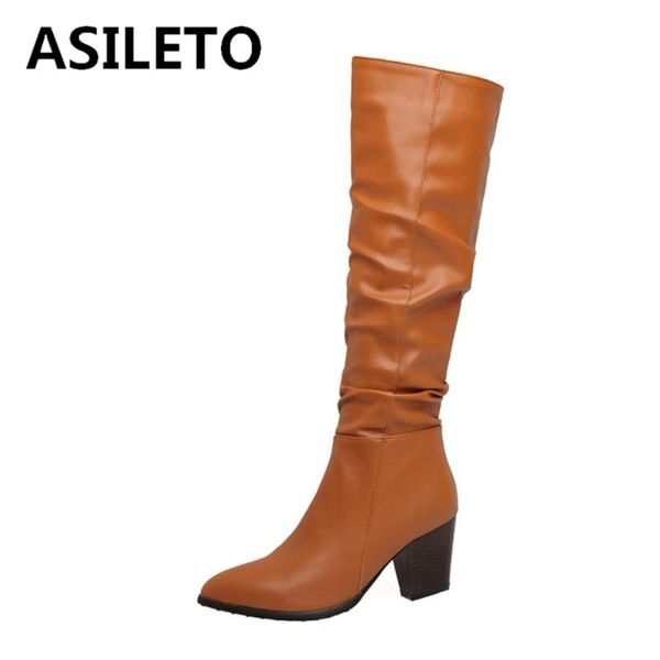 boots asileto autumn slouchy women knee-high motorcycle pointed toe square heel pu zipper big size 33-46 black brown club s1949
boots asileto autumn slouchy women knee-high motorcycle pointed toe square heel pu zipper big size 33-46 black brown club s1949