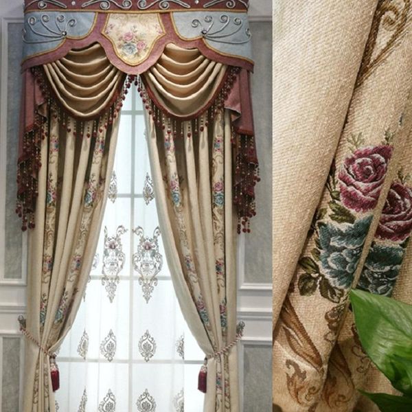 curtain & drapes jacquard classical luxury european-style high-end printed finished product curtains for living room bedroom
curtain & drapes jacquard classical luxury european-style high-end printed finished product curtains for living room bedroom