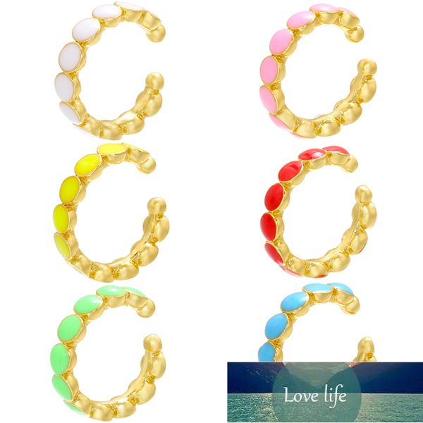 zhukou fashion 1 piece gold color women ear cuffs enamel style ear clips no pierced earrings women jewellery model:ve310 factory price exper, Silver
zhukou fashion 1 piece gold color women ear cuffs enamel style ear clips no pierced earrings women jewellery model:ve310 factory price exper, Silver