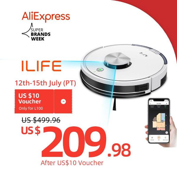 vacuum cleaners ilife l100 robot cleaner, lds laser navigation, mop cellphone wifi app control, 2000pa suction,household tool applicance
vacuum cleaners ilife l100 robot cleaner, lds laser navigation, mop cellphone wifi app control, 2000pa suction,household tool applicance