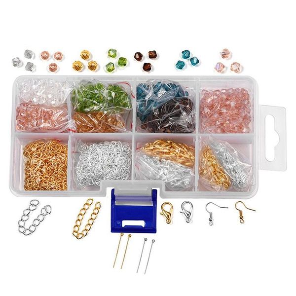 earrings & necklace diy handmade jewelry accessories crystal glass beads pearl bracelet material set-glass, Silver
earrings & necklace diy handmade jewelry accessories crystal glass beads pearl bracelet material set-glass, Silver