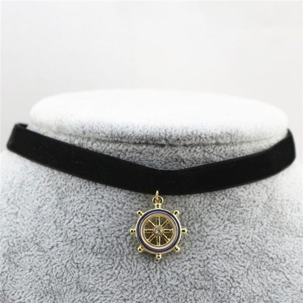 pendant necklaces fashion blue drops glaze ship style lady four color neck chain short necklace 2021 factory direct sale, Silver
pendant necklaces fashion blue drops glaze ship style lady four color neck chain short necklace 2021 factory direct sale, Silver