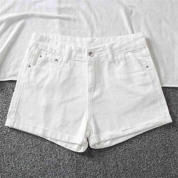 ailegogo summer women wide leg classic high waist black denim casual female solid color white blue loose jeans shorts, White;black
ailegogo summer women wide leg classic high waist black denim casual female solid color white blue loose jeans shorts, White;black