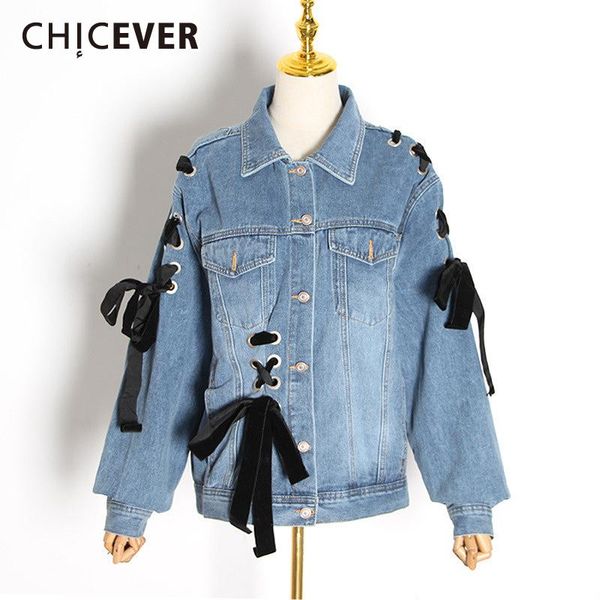 chicever hit color jackets for women lapel long sleeve patchwork bandage designer streetwear blue coats female 2021 autumn tide, Black;brown
chicever hit color jackets for women lapel long sleeve patchwork bandage designer streetwear blue coats female 2021 autumn tide, Black;brown