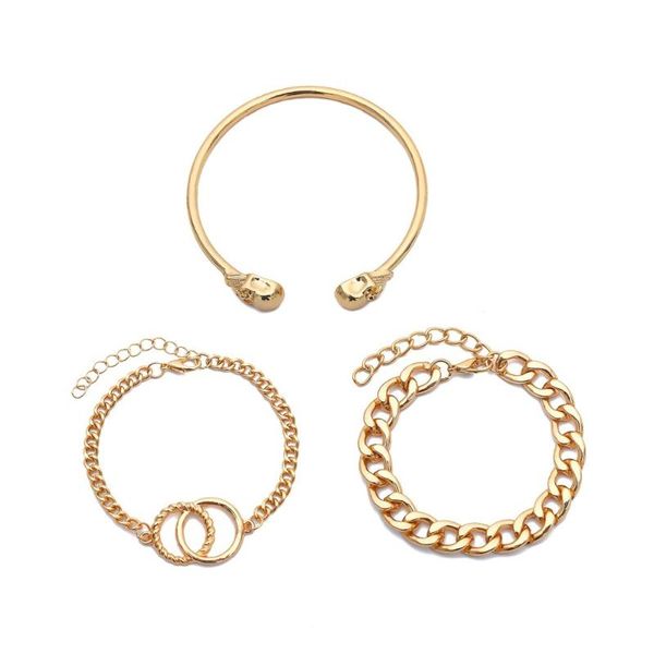 link, chain duovin trendy 3pc/set bracelet multilayer adjustable open skeleton round set women jewelry, Black
link, chain duovin trendy 3pc/set bracelet multilayer adjustable open skeleton round set women jewelry, Black