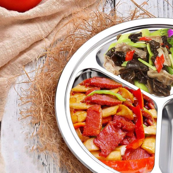 dinnerware sets stainless steel divided dinner tray lunch container round plate for school canteen 3/4/5/6 section
dinnerware sets stainless steel divided dinner tray lunch container round plate for school canteen 3/4/5/6 section