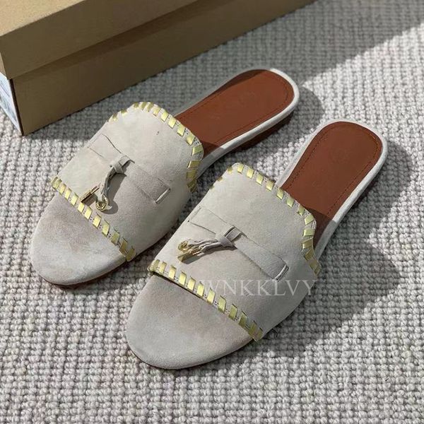 70% off wholesale flip-flops shoes new slippers female open toe flat heel real suede metal lock sandals summer beach shoes outdoor mules fli, Black
70% off wholesale flip-flops shoes new slippers female open toe flat heel real suede metal lock sandals summer beach shoes outdoor mules fli, Black