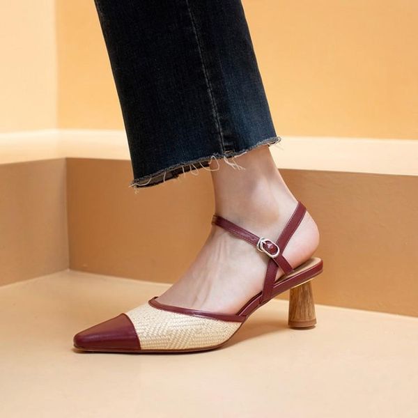 sandals women shallow slingback pointed toe summer prom party stilettos 5cm high heels lady sandalias femmes chaussure mujer, Black
sandals women shallow slingback pointed toe summer prom party stilettos 5cm high heels lady sandalias femmes chaussure mujer, Black