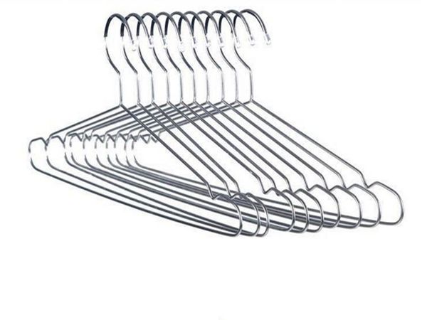 50pcs the new extra wide strong metal clothes hanger 50cm stainless steel hanger for big coats drying clothes organizer
50pcs the new extra wide strong metal clothes hanger 50cm stainless steel hanger for big coats drying clothes organizer