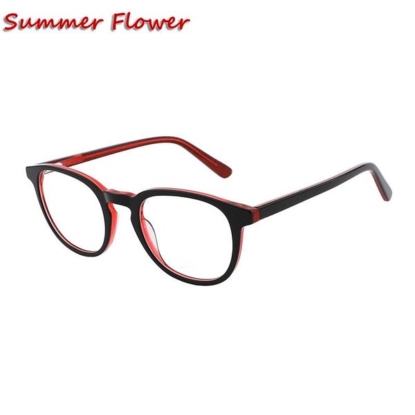 fashion sunglasses frames acetate round prescription glasses frame spring hinge men optical rim women spectacle, Black
fashion sunglasses frames acetate round prescription glasses frame spring hinge men optical rim women spectacle, Black