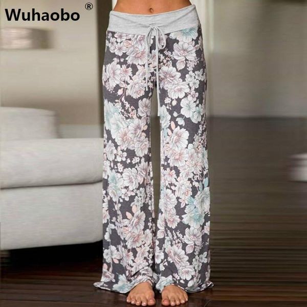 women's pants & capris wuhaobo causal women flower print drawstring wide leg loose straight trousers long female plus size gray, Black;white
women's pants & capris wuhaobo causal women flower print drawstring wide leg loose straight trousers long female plus size gray, Black;white