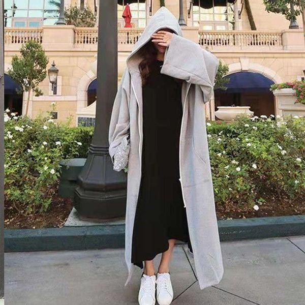 women's trench coats autumn long coat 2021 casual baggy hoodie streetwear full sleeve pure color simple windbreaker cardigan top, Tan;black
women's trench coats autumn long coat 2021 casual baggy hoodie streetwear full sleeve pure color simple windbreaker cardigan top, Tan;black
