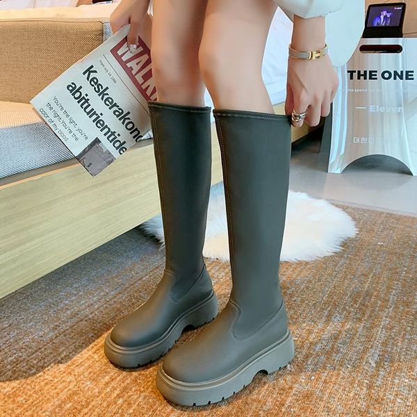 boots women's autumn thigh high heels shoes boots-women round toe luxury designer clogs platform zipper rubber ov, Black
boots women's autumn thigh high heels shoes boots-women round toe luxury designer clogs platform zipper rubber ov, Black