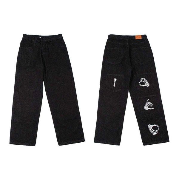 men's jeans printed men trousers autumn 2021 korean vintage high street hip-hop style casual loose straight wide-leg pants trend, Blue
men's jeans printed men trousers autumn 2021 korean vintage high street hip-hop style casual loose straight wide-leg pants trend, Blue