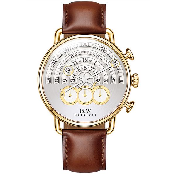 designer watch brand watches luxury watch es carnival quartz men's oem8816, Slivery;brown
designer watch brand watches luxury watch es carnival quartz men's oem8816, Slivery;brown
