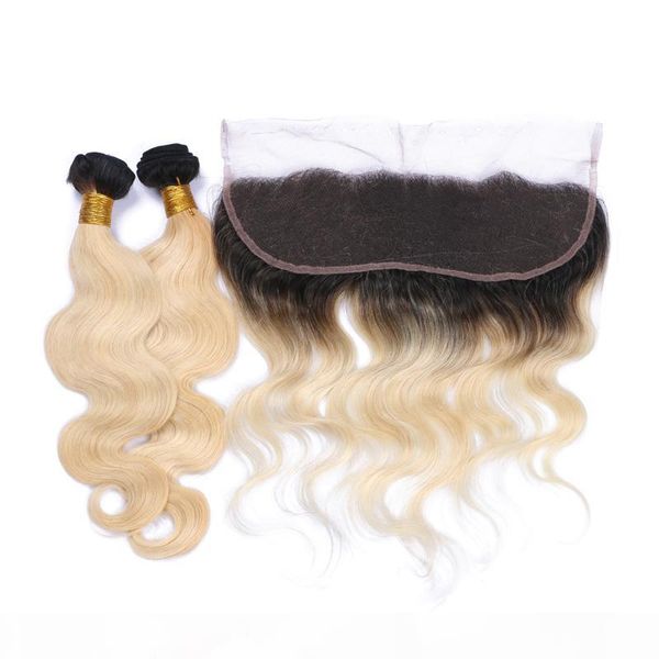 ombre bleach blonde 1b 613 hair weaves with lace frontal body wave hair ear to ear lace frontal with hair weaves, Black
ombre bleach blonde 1b 613 hair weaves with lace frontal body wave hair ear to ear lace frontal with hair weaves, Black