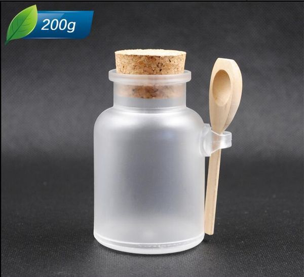 200g/ml frosted plastic empty bottle refillable originales with wood lid bath salt stive empty cosmetic containers
200g/ml frosted plastic empty bottle refillable originales with wood lid bath salt stive empty cosmetic containers