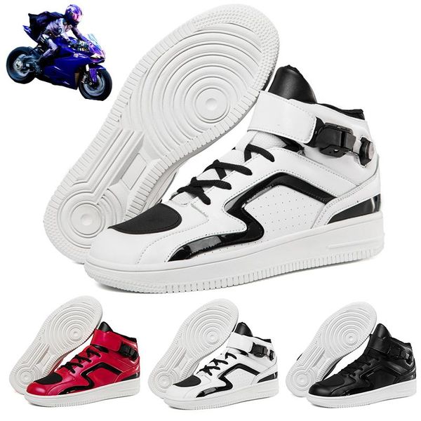 cycling footwear motorcycle shoes men's non-slip breathable boots fashion casual street racing sports riding, Black
cycling footwear motorcycle shoes men's non-slip breathable boots fashion casual street racing sports riding, Black