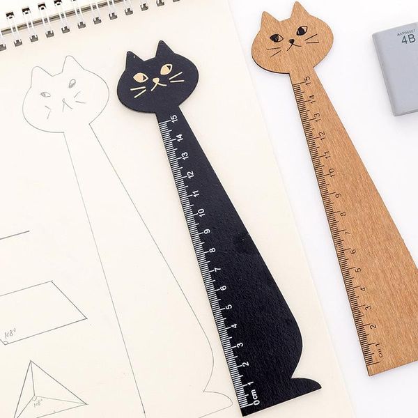 refills 10pcs korea creative cartoon ruler cat drawing cute wooden environmental retro stationery school supplies, Black;red
refills 10pcs korea creative cartoon ruler cat drawing cute wooden environmental retro stationery school supplies, Black;red